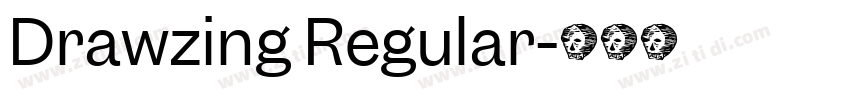 Drawzing Regular字体转换